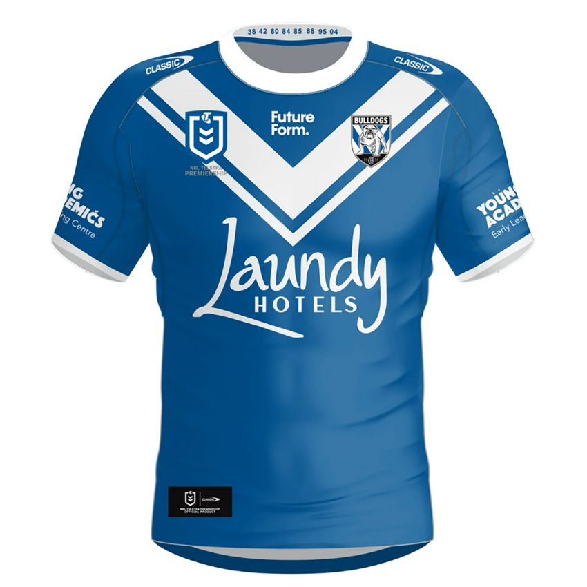 Maillot Rugby Canterbury Bulldogs Extérieur 2024 1 Maillot Rugby Canterbury Bulldogs Extérieur 2024