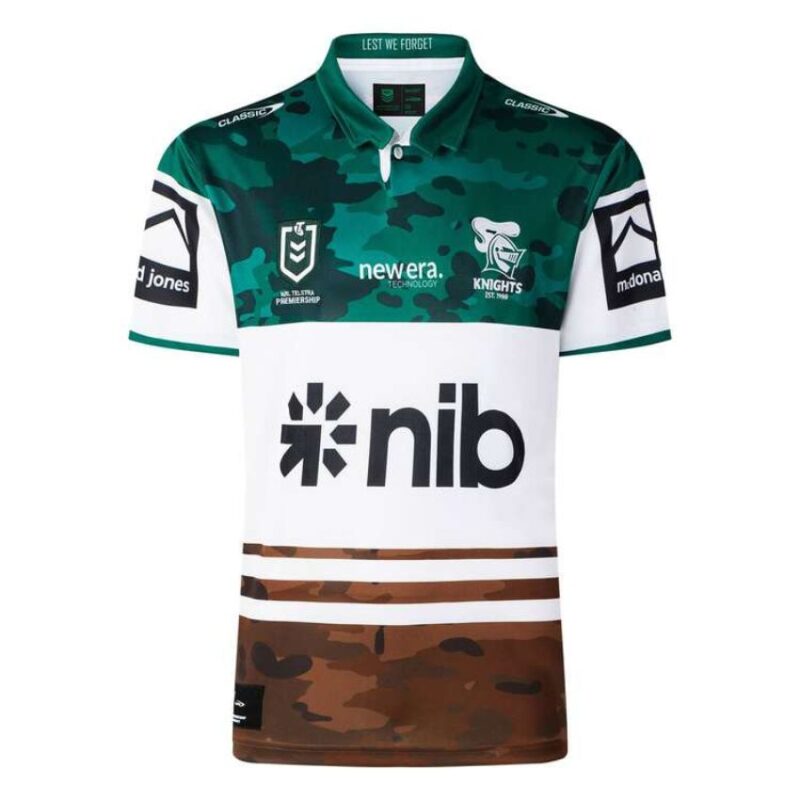 Maillot Rugby Newcastle Knights ANZAC 2025