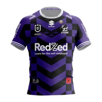 Maillot Rugby Melbourne Storm Anzac 2025