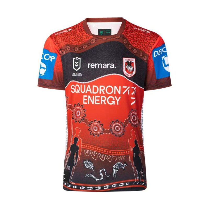Maillot Rugby St. George Illawarra Dragons Indigenous 2025