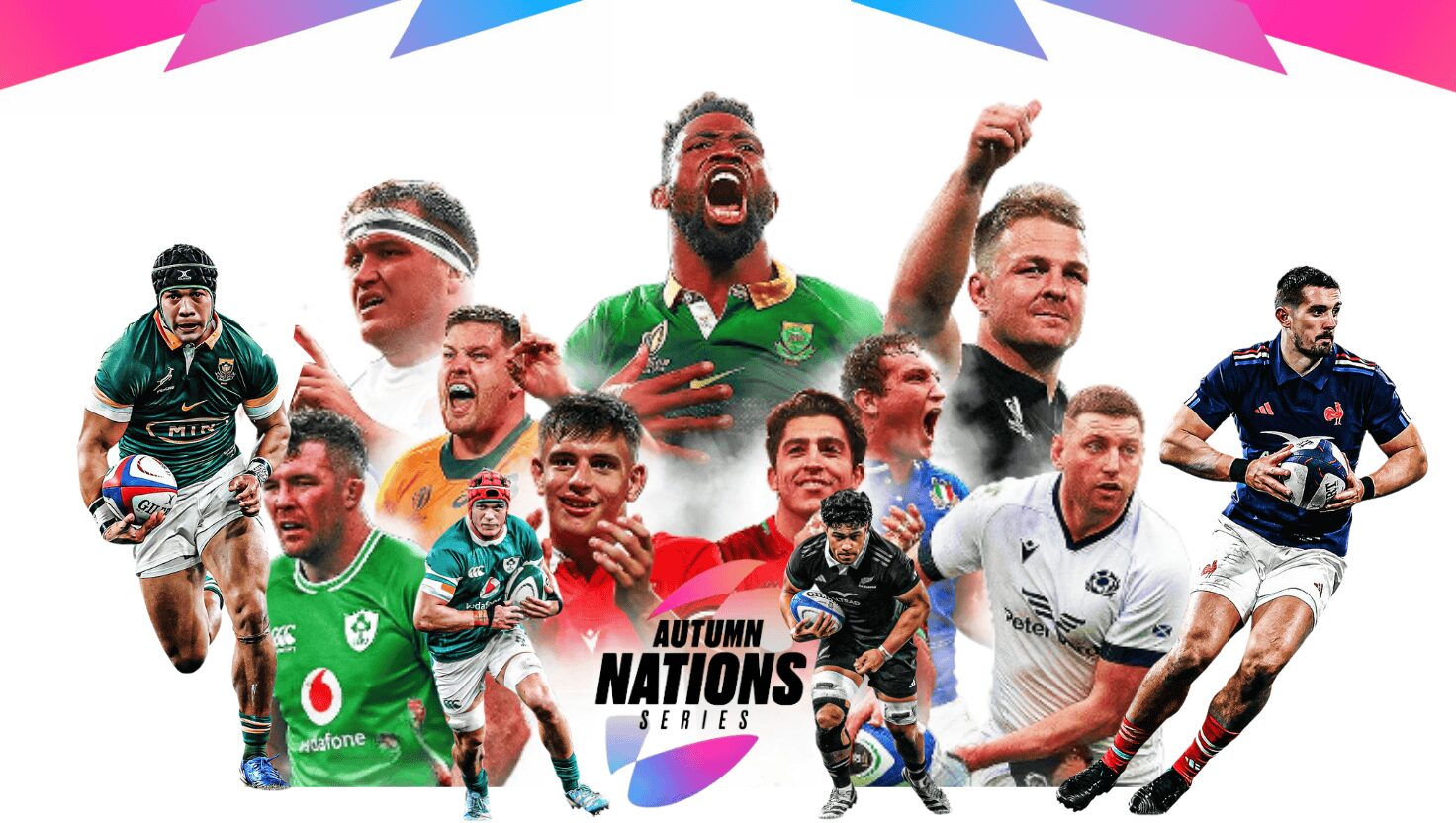 Maillots de Rugby pour l'Automne Nations Series