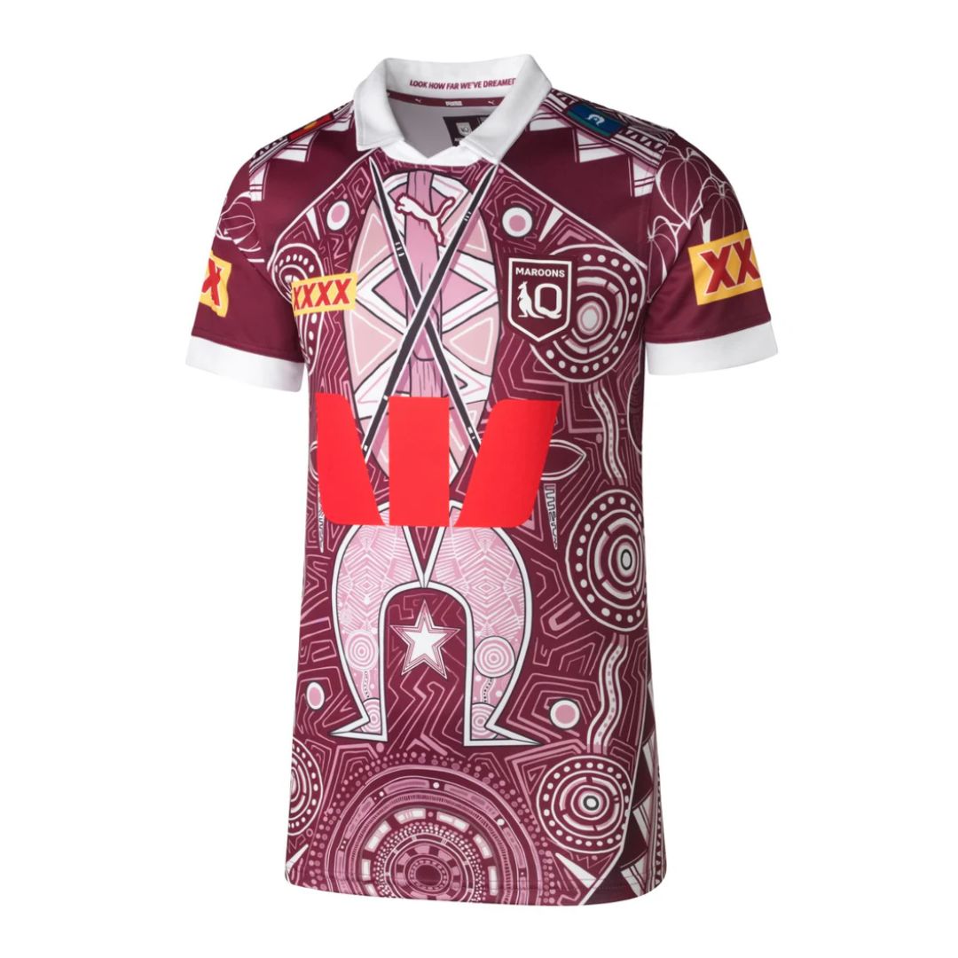 Maillot Rugby Queensland Maroons Indigenous 2026 1 Maillot Rugby Queensland Maroons Indigenous 2026