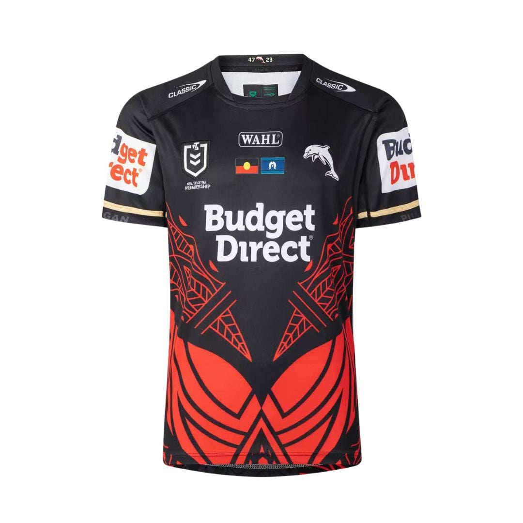 Maillot Rugby Dolphins Indigenous 2026 1 Maillot Rugby Dolphins Indigenous 2026